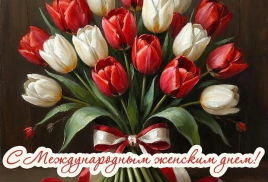 С ПРАЗДНИКОМ 8 МАРТА!